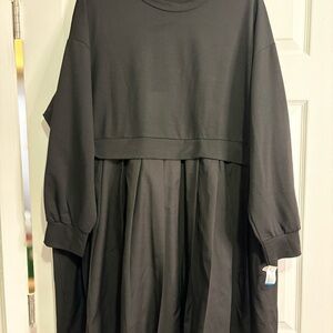 Black Long-Sleeve Dress